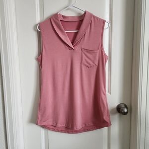 Pink Sleeveless Top
